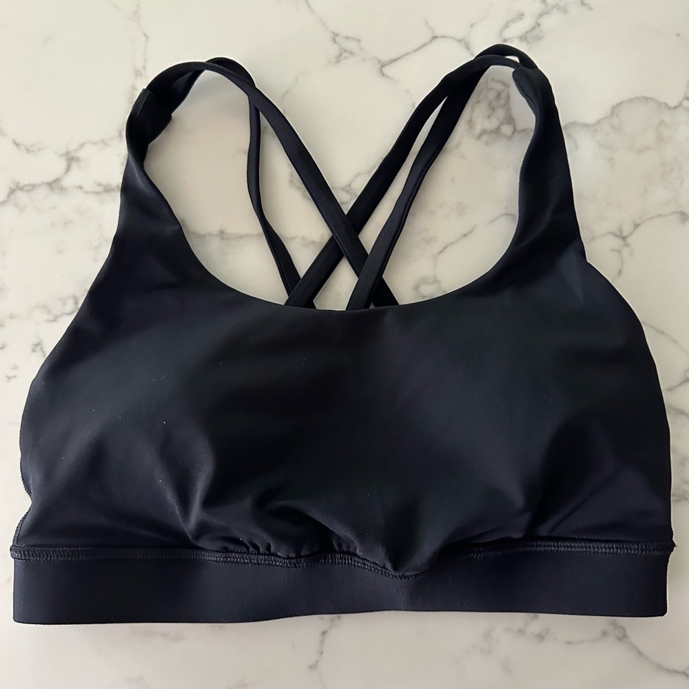 Lulu Lemmon black sports bra